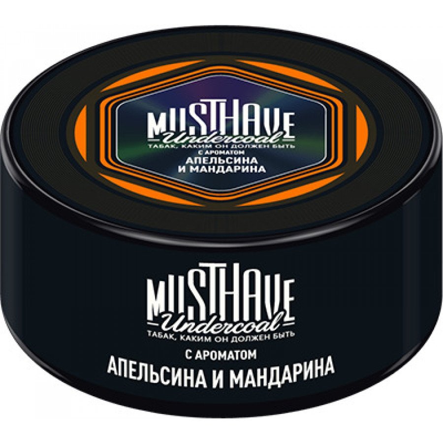 Фото и внешний вид — Табак для кальяна MUST HAVE 25г - с ароматом Апельсина и Мандарина