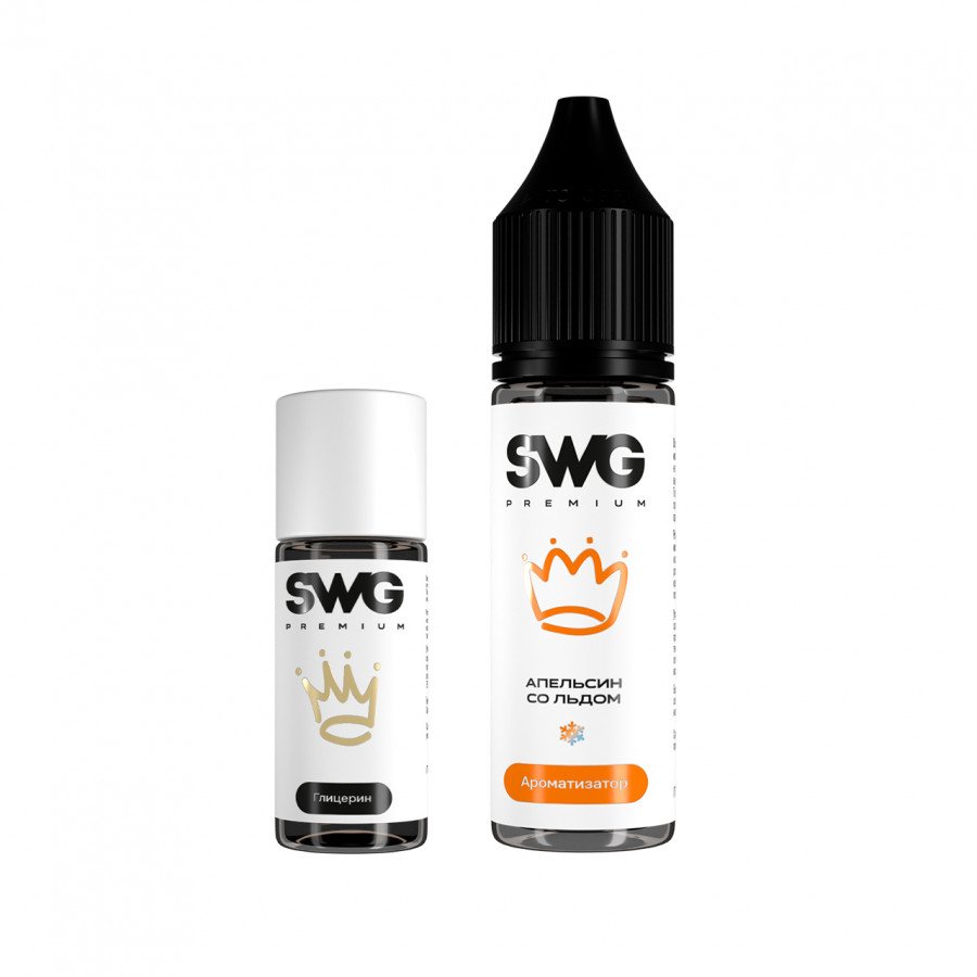 Фото и внешний вид — Конструктор SWG PREMIUM - Апельсин со льдом 30мл 0мг