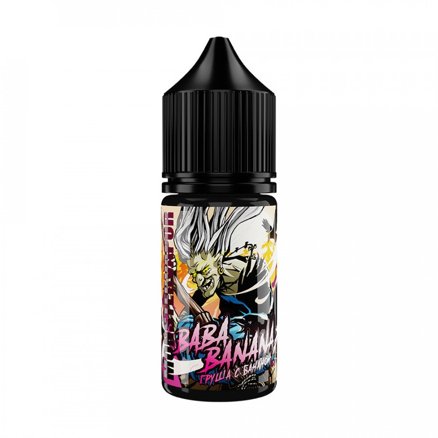 Фото и внешний вид — Жидкость MONSTERVAPOR SALT - Baba Banana (Груша с бананом) 30мл 20мг