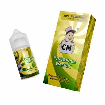 Жидкость CANDYMAN SALT - Pineapple Waffle (Сливочные вафли с ананасом) 27мл 0мг
