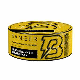 Табак для кальяна BANGER 100гр - Green Day (Яблоко киви кислинка)
