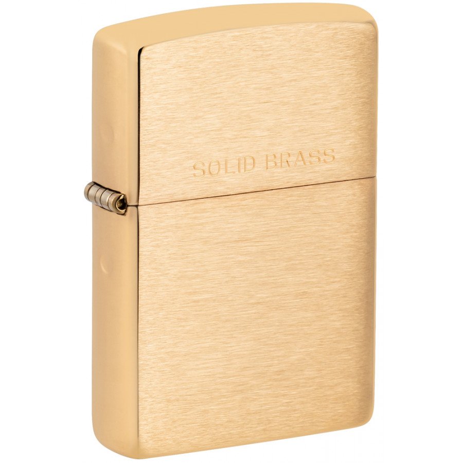 Фото и внешний вид — Зажигалка ZIPPO 204 B REG BR FN BRS WO\SB