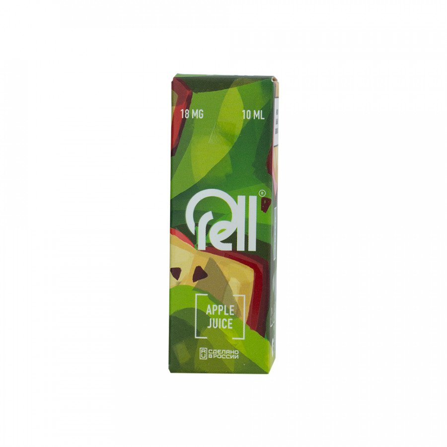 Фото и внешний вид — Жидкость RELL GREEN SALT - Apple Juice (Яблочный сок) 10мл 18мг