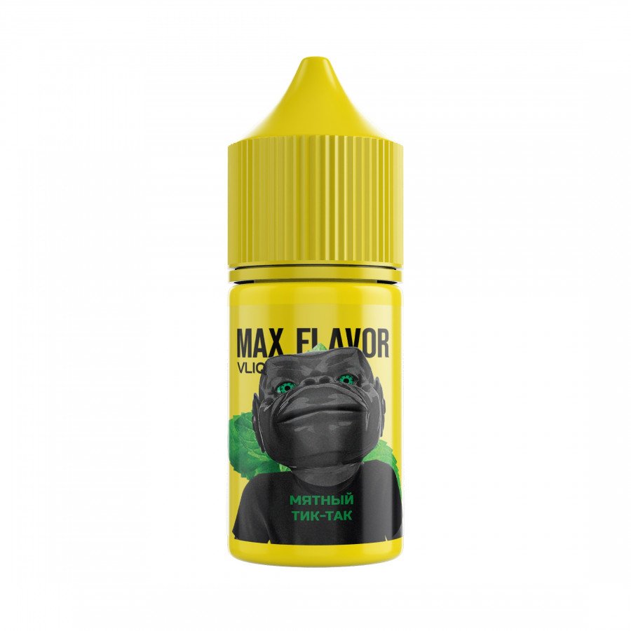 Фото и внешний вид — Жидкость VLIQ MAX FLAVOUR SALT - Мятный Тик Так 27мл 0мг