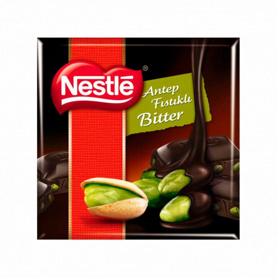Фото и внешний вид — Nestle Темный шоколад c фисташками 60гр (6шт/уп)*24