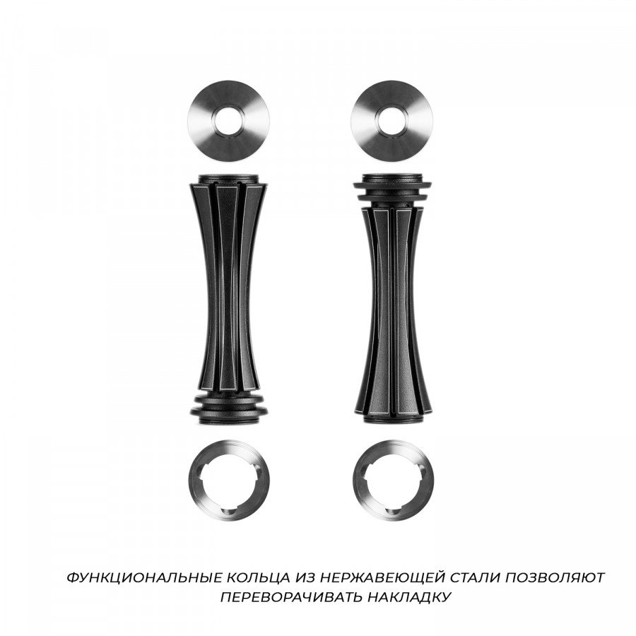 Фото и внешний вид — Кальян ALPHA HOOKAH X (Reverse) - Black Matte (Без колбы)