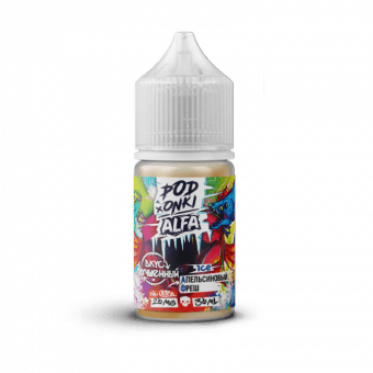 Жидкость PODONKI x ALFA VAPE SALT - Апельсиновый Фреш 30мл strong