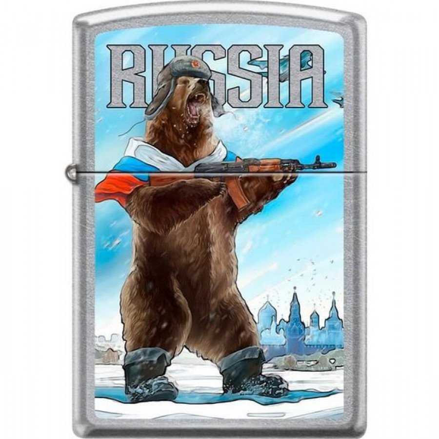 Фото и внешний вид — Зажигалка Zippo 207 Russian Bear