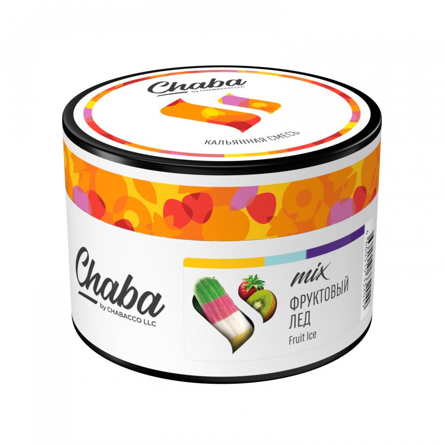 Фото и внешний вид — Смесь для кальяна CHABA 40г - Fruit Ice (Фруктовый Лед)
