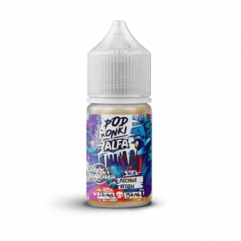 Жидкость PODONKI x ALFA VAPE SALT - Лесные Ягоды 30мл strong