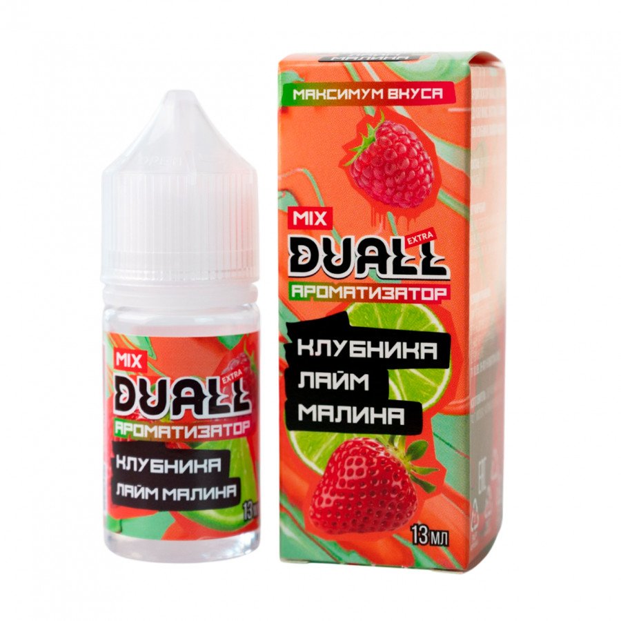 Фото и внешний вид — Конструктор DUALL MIX EXTRA - Клубника Лайм Малина 30мл 0мг