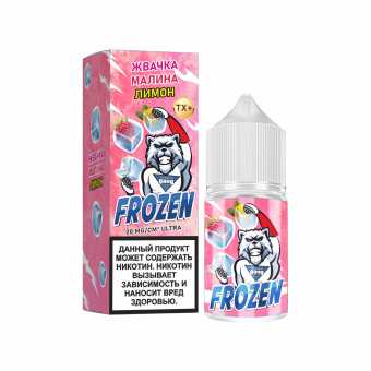 Жидкость GANG FROZEN SALT - Жвачка Малина Лимон 30мл strong