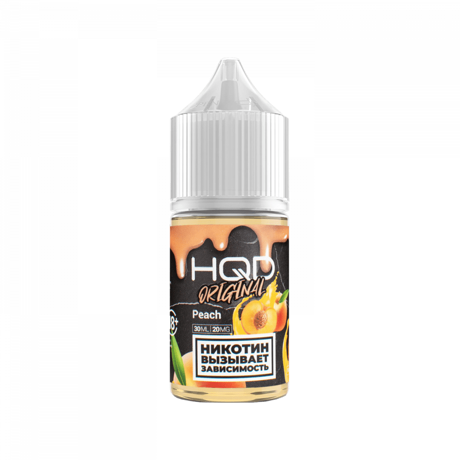 Фото и внешний вид — Жидкость HQD ORIGINAL SALT - Peach (Персик) 30мл strong
