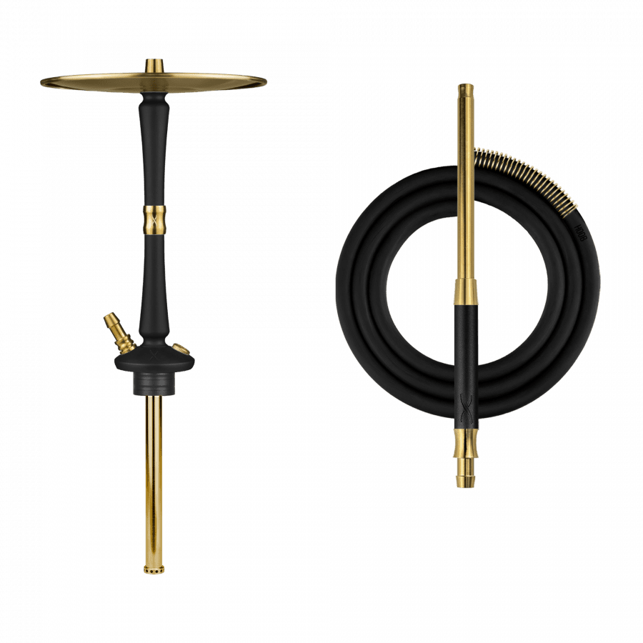 Фото и внешний вид — Кальян HOOB - Go (Black x Gold) Без колбы