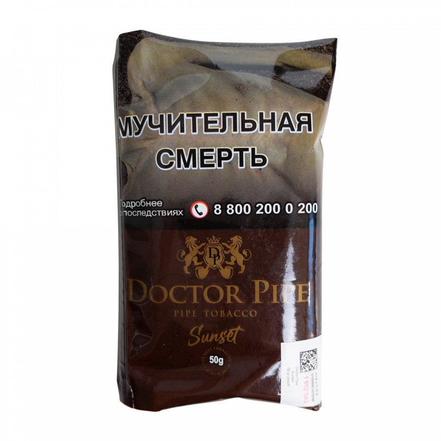 Фото и внешний вид — Трубочный табак DOCTOR PIPE 50г - Sunset