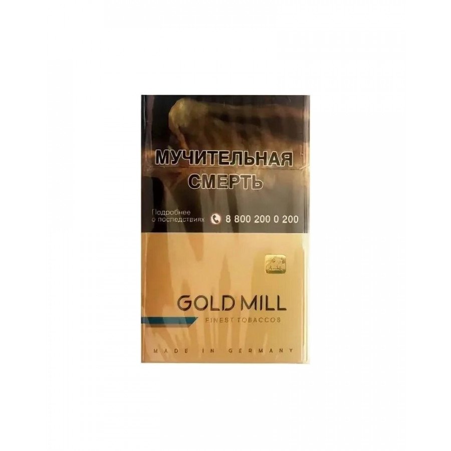 Фото и внешний вид — Сигареты Gold Mill Блю