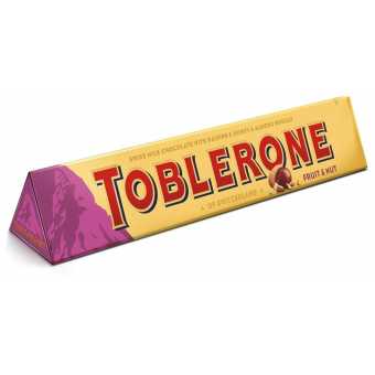 Toblerone Fruit & Nut (Молочный шоколад Тоблерон Фрут&Нат) 100г (20шт/уп)
