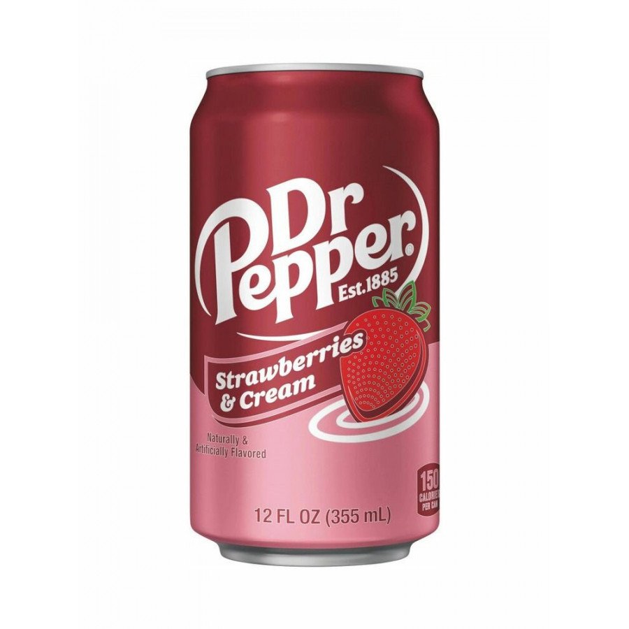 Фото и внешний вид — Dr. Pepper - Strawberries&Cream 355мл