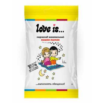 Мармелад LOVE IS ЖуйМиксик Вишня-Лимон 20г (20шт)*8