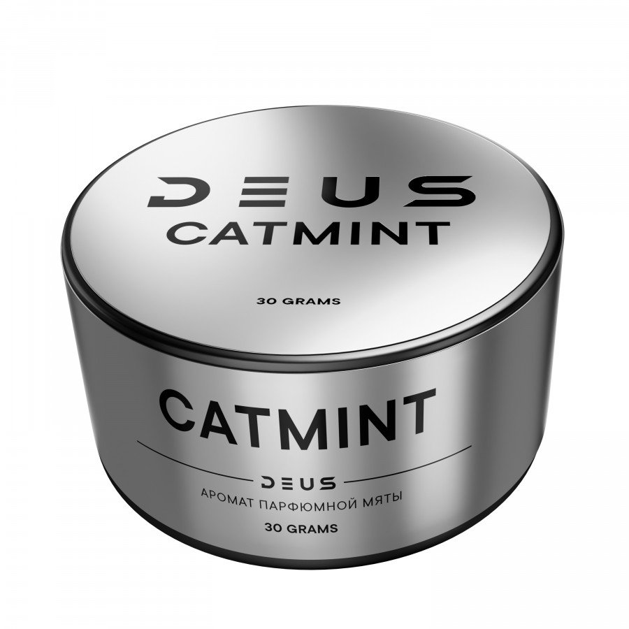 Фото и внешний вид — Табак для кальяна DEUS 30г - Catmint (Аромат парфюмной мяты)