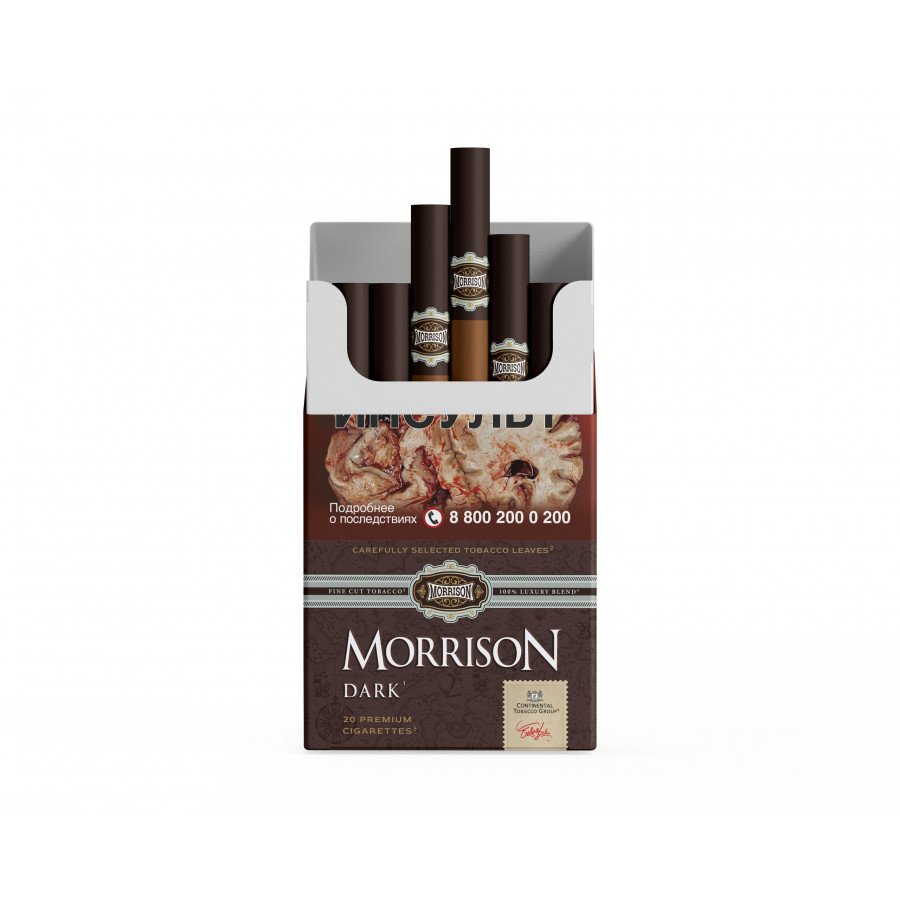 Фото и внешний вид — Сигареты MORRISON - Dark (Кофе)