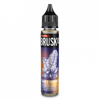 Жидкость BRUSKO SALT - Табак с черникой 30мл 5.0мг