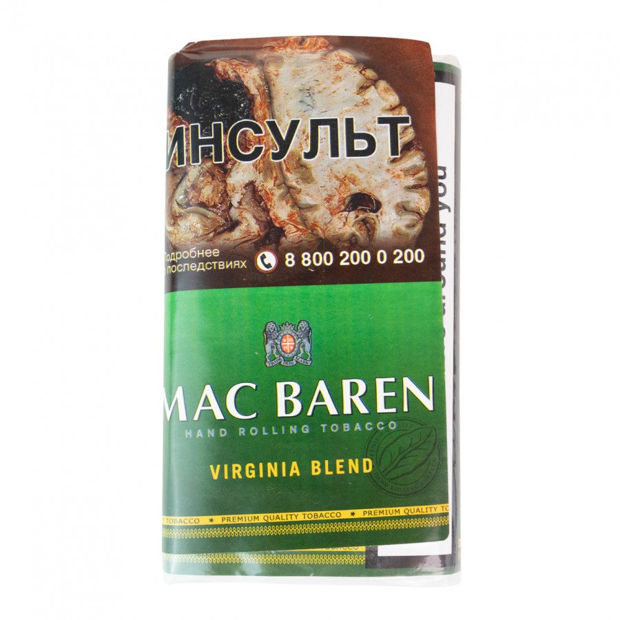 Фото и внешний вид — Сигаретный табак MAC BAREN - Virginia Blend 40гр