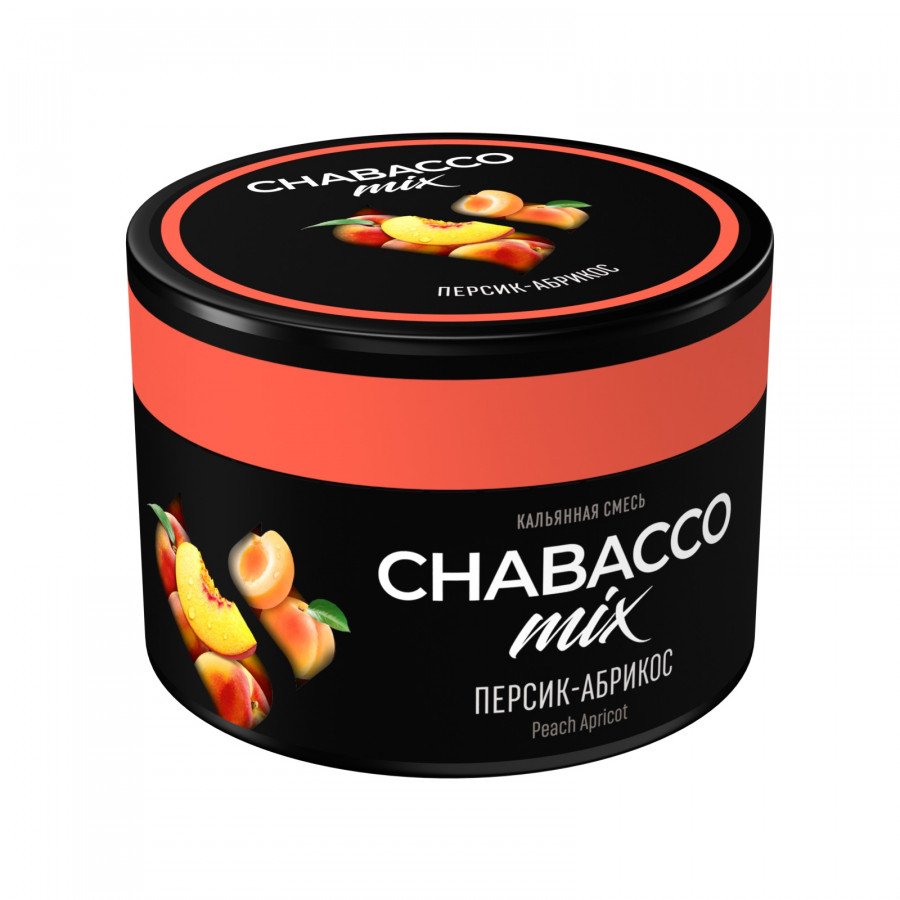 Фото и внешний вид — Смесь для кальяна Chabacco 40г medium - Peach Apricot (Персик абрикос)