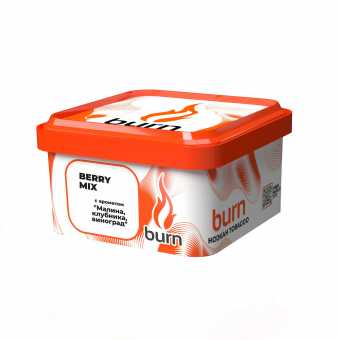 Табак для кальяна BURN 200г - Berry Mix (Клубника малина виноград)