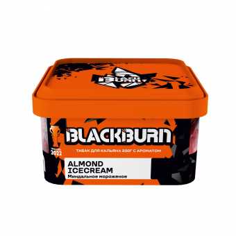 Табак для кальяна BURN BLACK 200гр - Almond Ice Cream (Миндальное мороженое)