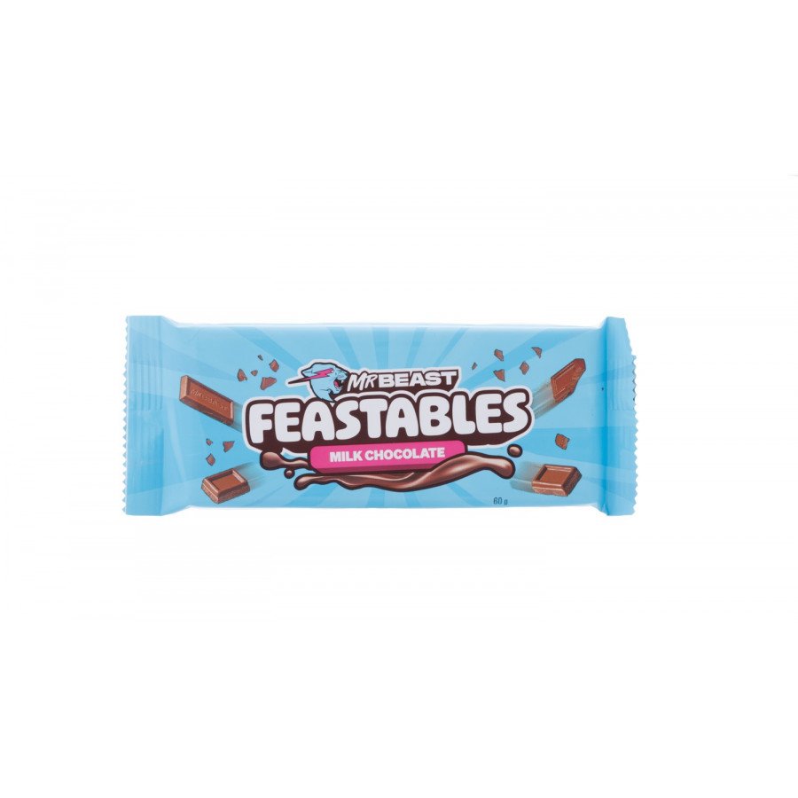 Фото и внешний вид — Шоколад Mr. Beast Feastables- Молочный шоколад 60г (10шт/уп)