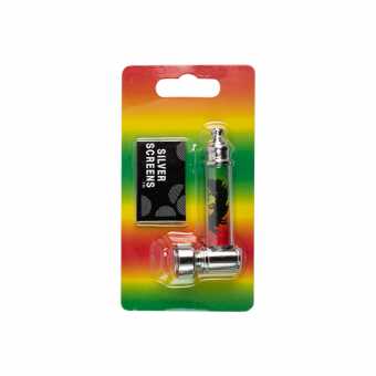 Трубка сувенирная 7см SN08/HX254 металл/сеточка в блистере