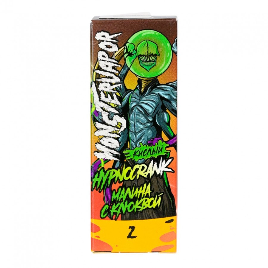 Фото и внешний вид — Жидкость MONSTERVAPOR SALT - Hypnocrank (Малина с клюквой) 30мл 20мг