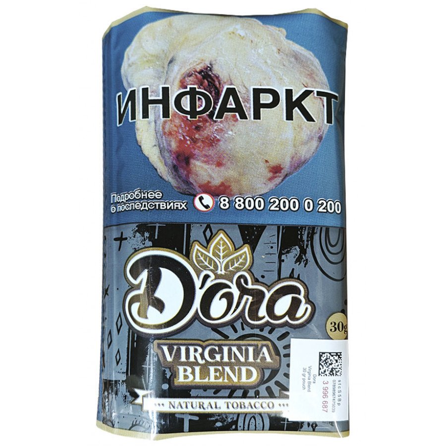 Фото и внешний вид — Сигаретный табак DORA - Virginia Blend 30г