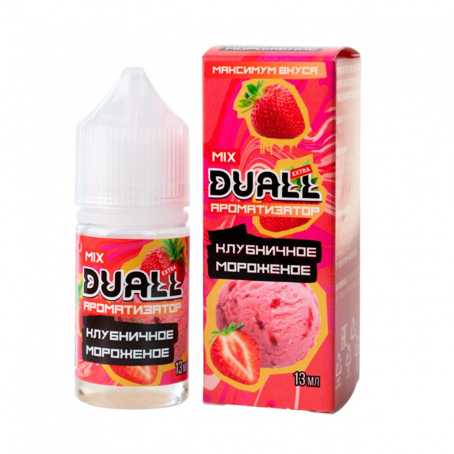 Фото и внешний вид — Конструктор DUALL MIX EXTRA - Клубничное Мороженое 30мл 0мг