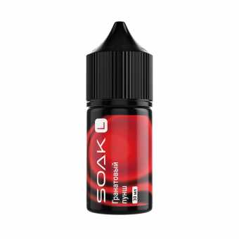 Жидкость SOAK SALT - Pomegranate Punch (Гранатовый Пунш) 30мл 20мг
