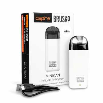 Набор BRUSKO MINICAN - Белый (350мАч, 3мл, 15Вт)