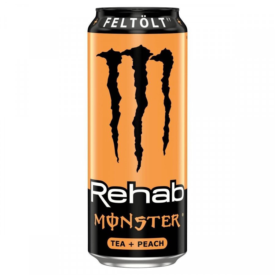 Фото и внешний вид — Энергетический напиток MONSTER ENERGY - Rehab Peach Tea 500мл