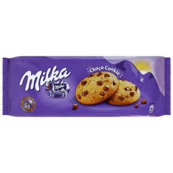 Милка Печенье Чоко Куки c шок. крошкой 135гр (24шт/уп)