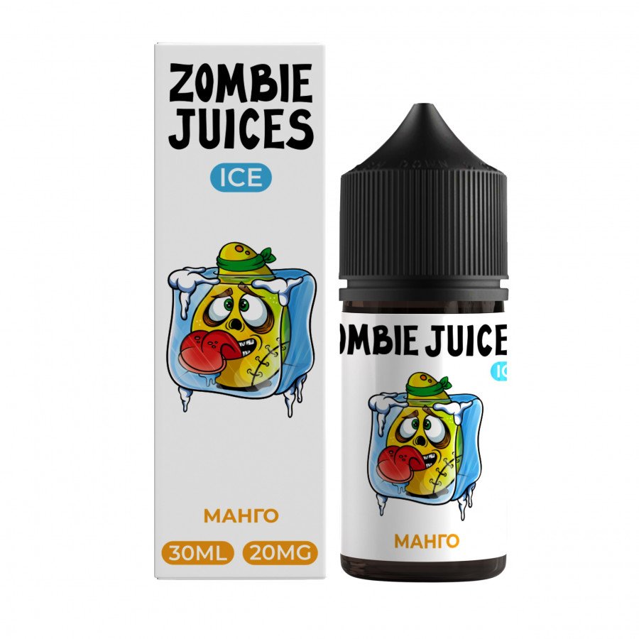 Фото и внешний вид — Жидкость ZOMBIE JUICES ICE SALT - Манго 30мл 20мг