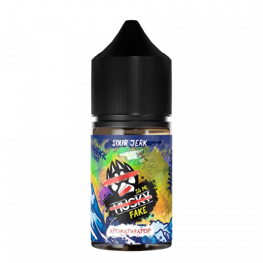 Фото и внешний вид — Конструктор HUSKY IMPORT - Sour Jerk (Кислые Мармеладные Мишки Лед) 30мл 0мг