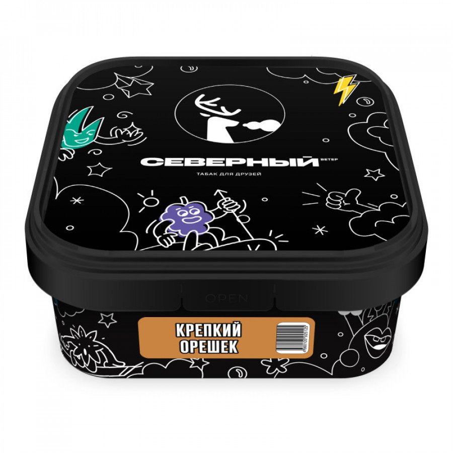 Фото и внешний вид — Табак для кальяна ВЕТЕР СЕВЕРНЫЙ 250гр - Крепкий Орешек
