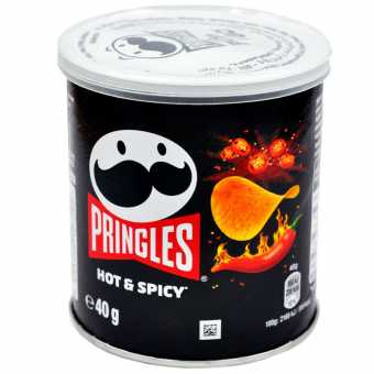 Принглс Hot & Spicy 40гр (12шт/уп)