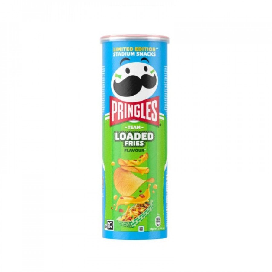 Фото и внешний вид — Pringles - Loaded Fries 165г (19шт/уп)