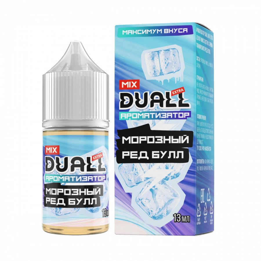 Фото и внешний вид — Конструктор DUALL MIX EXTRA - Морозный Ред Булл 30мл 0мг