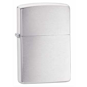 Зажигалка ZIPPO 200 Regular Brush Fin Chrome
