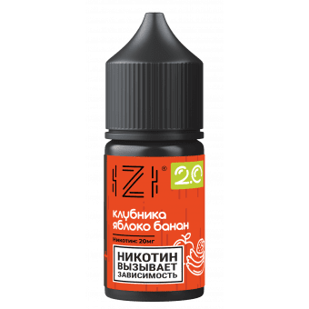 Жидкость IZI V2 SALT - Клубника яблоко банан 30мл strong