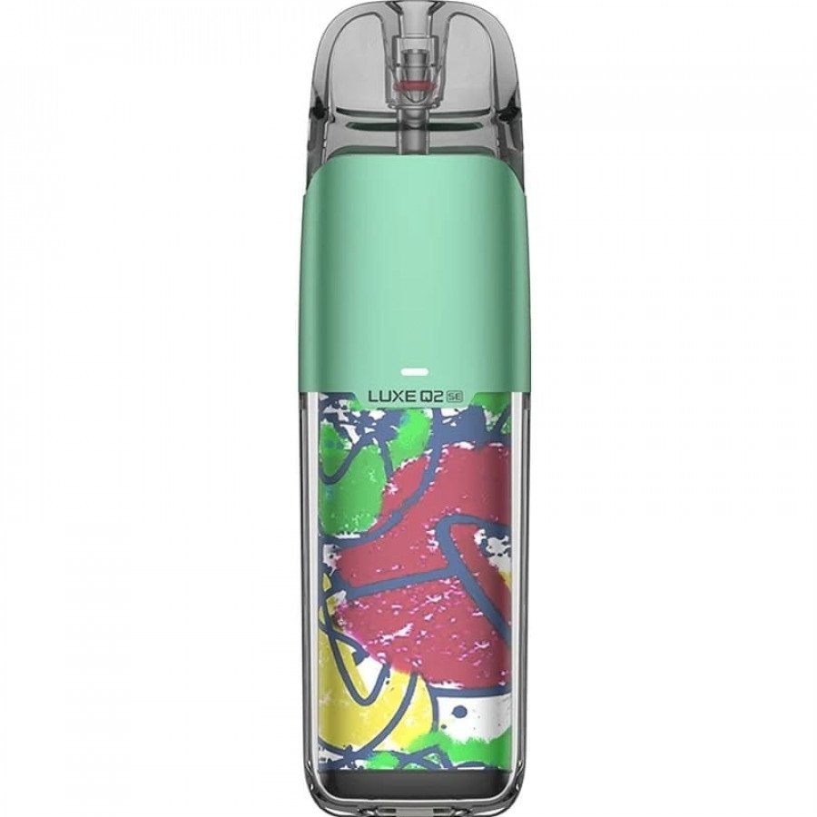 Фото и внешний вид — Комплект VAPORESSO LUXE Q2 SE - Abstract Green (1000мАч, 3мл, 16Вт)