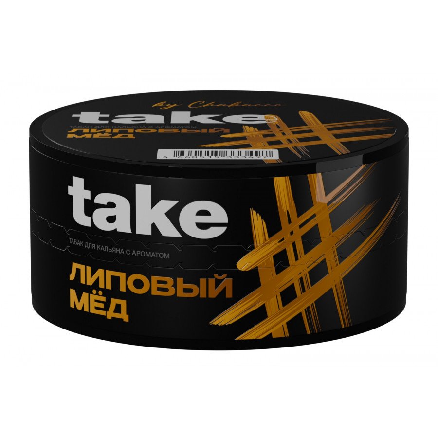 Фото и внешний вид — Табак для кальяна TAKE 25г - Липовый Мед