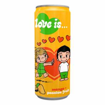 Газированный напиток LOVE IS Манго и Маракуйя 330мл (12шт/блок)